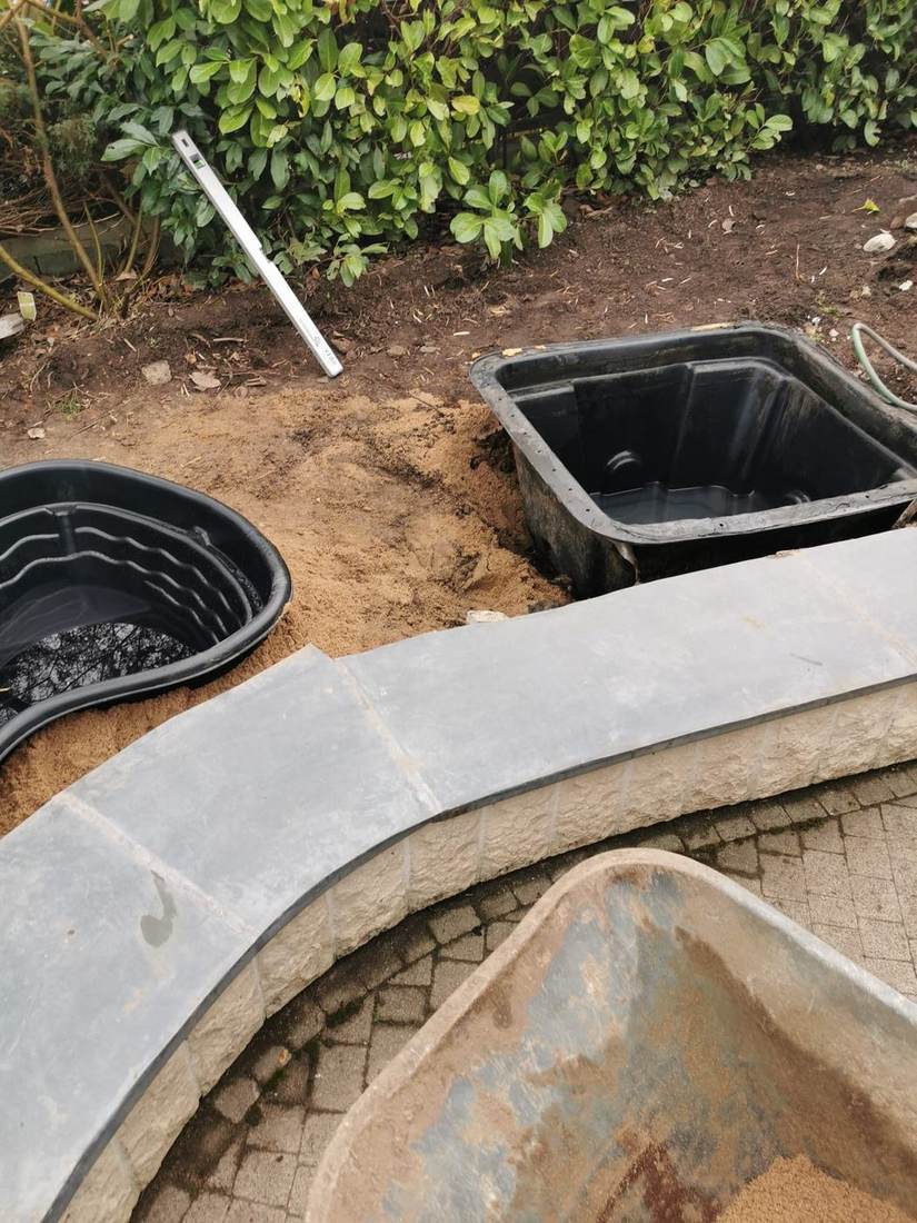 Anlage eines Gartenteichs
